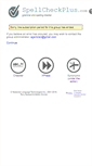 Mobile Screenshot of mcmaster.spellcheckplus.com