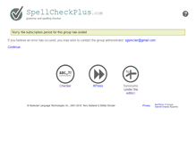 Tablet Screenshot of mcmaster.spellcheckplus.com