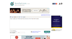 Desktop Screenshot of bonpatron.spellcheckplus.com