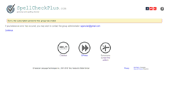 Desktop Screenshot of gvsu.spellcheckplus.com